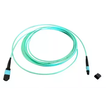 Skaidulinis optinis MTP kabelis EFB Elektronik MTPF12MTPFOM3-3-A, OM3, 3 m, MTP–MTP, 50 µm, žydras