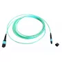 Skaidulinis MTP kabelis EFB Elektronik MTPF12MTPFOM3-5-A — OM3, 50 µm, 5 m, Aqua