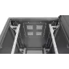 EFB Elektronik PRO 42U 19" serverio spintelė, 800x1000 mm, perforuotomis priekinėmis ir galinėmis durelėmis, šviesiai pilka RAL 7035
