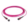 InfiniBand šviesolaidinis kabelis EFB Elektronik MTPF48MTPFOM4-15-A — 15 m, OM4, MTP–MTP, 50 µm, violetinis