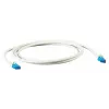 Tinklo laidas EFB Elektronik K8109WS.1 Cat6a U/UTP 1 m, RJ-45 į RJ-45, auksiniai kontaktai, baltas