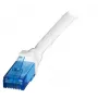 Tinklo laidas EFB Elektronik K8109WS.3 Cat6a U/UTP 3 m, RJ-45 į RJ-45, auksuoti kontaktai, baltas