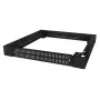 Racko postamentas EFB Elektronik 691750TS.66PB — plieninis, juodas, 600×600×100 mm