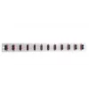 Priedas pataiso skydui EFB Elektronik SB-FP-12SC-D-V-OM3 — 1U montavimas į stelažą, 12 SC, pilka, 432×13×43.5 mm