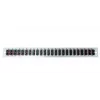 Priekinė panelė aksesuarui EFB Elektronik SB-FP-24SC-D-V-OM4 — 1U stovo montavimui, 432×13×43.5 mm, pilka