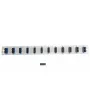 Priedų panelė EFB Elektronik SB-FP-S-12SC-D-V-OS2 — 1U, 12 SC skaidulų prievadai, 432×13×43.5 mm