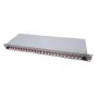 Splice tray EFB Elektronik B65901.6OM4 – 6 suvirinimų, pilka, vidaus montavimui, 482×170×44 mm