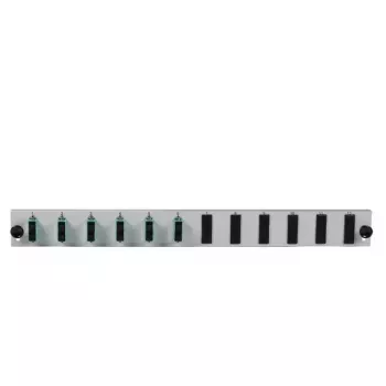 Priekinis skydelis EFB Elektronik SB-FP-6SC-D-V-OM3, 1U, 432×13×43.5 mm, pilkas