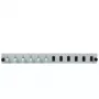 EFB Elektronik SB-FP-6SC-S-OM3 priekinis skydas su 6 LC Duplex jungtimis OM3, pilkas, 1U