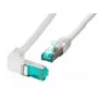 Tinklo laidas EFB Elektronik MK6001W.1G RJ-45 Cat6a 1 m Pilkas