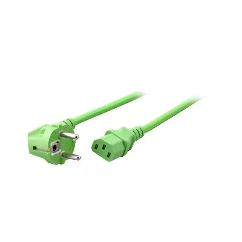 Maitinimo laidas EFB Elektronik EK588GN.3V2 — 3 m, F tipo kištukas į C13, 250 V 10 A, žalias