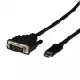 EFB Elektronik EBUSBC-DVIK.2 vaizdo kabelio adapteris 2 m USB Type-C DVI-D juodas