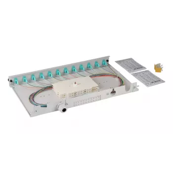 Pataisos skydelis EFB Elektronik BA71901L12OM3 1U LC OM3 Pilka