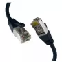 Tinklo kabelis M-Cab EC020200303 RJ-45 Cat8.1 2 m Juodas