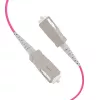 Skaidulinis optinis kabelis EFB Elektronik O8301S10OM4 4x SC OM4 10 m Smėlio, Juoda, Violetinė