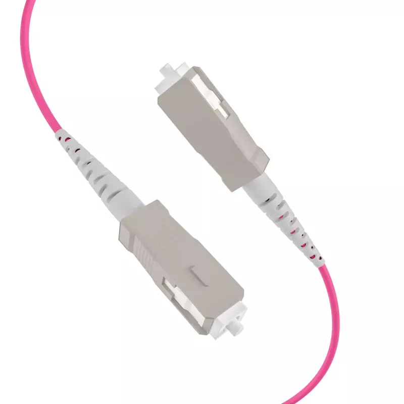 Skaidulinis optinis kabelis EFB Elektronik O8301S10OM4 4x SC OM4 10 m Smėlio, Juoda, Violetinė