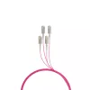 Skaidulinis optinis kabelis EFB Elektronik O8301S10OM4 4x SC OM4 10 m Smėlio, Juoda, Violetinė