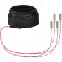 Skaidulinis optinis kabelis EFB Elektronik O8301S10OM4 4x SC OM4 10 m Smėlio, Juoda, Violetinė