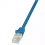 Tinklo kabelis LogiLink 0,5 m RJ45 Cat6 mėlynas