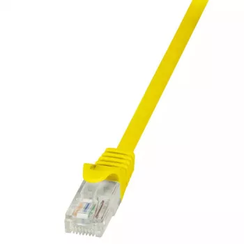 Tinklo kabelis LogiLink 0,5 m RJ-45 Cat6 U/UTP Geltonas