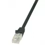 Tinklo kabelis LogiLink 3m RJ45 Cat5e U/FTP Juodas