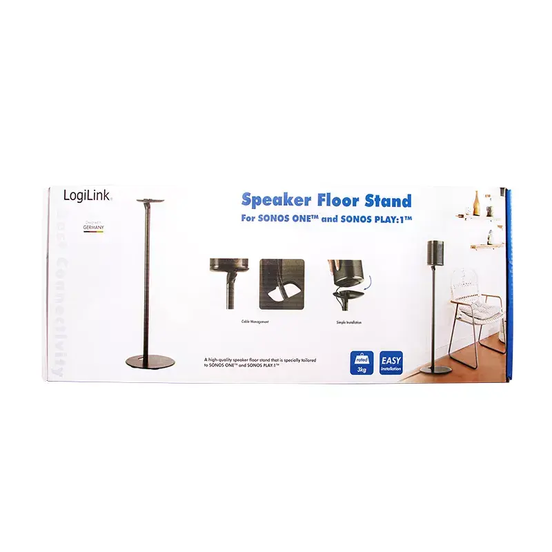 Paspausdinimo stovas Logilink Lautsprecher-Ständer, skirtas SONOS ONE, ONE SL, BP0083, LOGILINK
