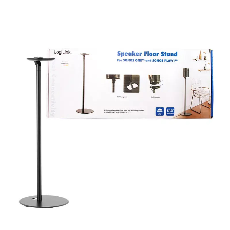 Paspausdinimo stovas Logilink Lautsprecher-Ständer, skirtas SONOS ONE, ONE SL, BP0083, LOGILINK