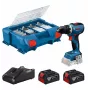 Belaidis gręžtuvas-suktuvas Bosch GSR 18V-65, 18 V, komplektas su 2x 4,0 Ah akumuliatoriais ir L-Boxx dėže