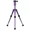 Tripod Mantona 21188 skaitmeniniams ir juostiniams fotoaparatams, 3 kojelės, violetinė