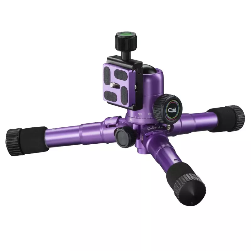 Tripod Mantona 21188 skaitmeniniams ir juostiniams fotoaparatams, 3 kojelės, violetinė