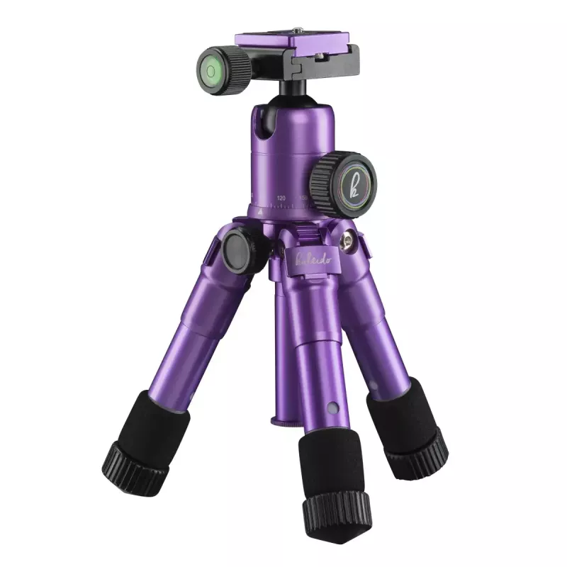 Tripod Mantona 21188 skaitmeniniams ir juostiniams fotoaparatams, 3 kojelės, violetinė
