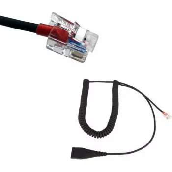 RJ kabelis GEQUDIO suderinamas su Yealink, Snom, Avaya, Grandstream WA9402