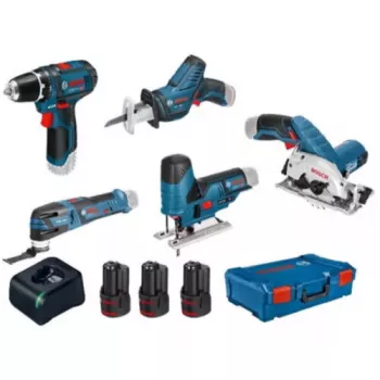 Bosch 0615A0017C 12V belaidis 5 įrankių rinkinys su XL-Boxx
