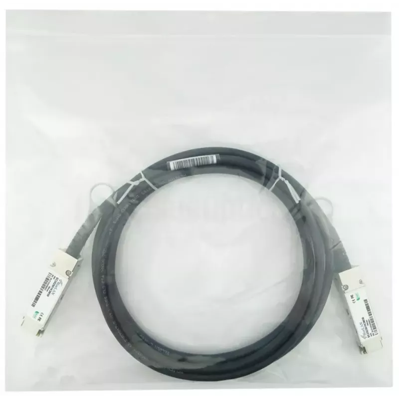 BlueOptics Q+DA0005-BL InfiniBand / šviesolaidinis kabelis 5 m QSFP Kištukas / Kištukas