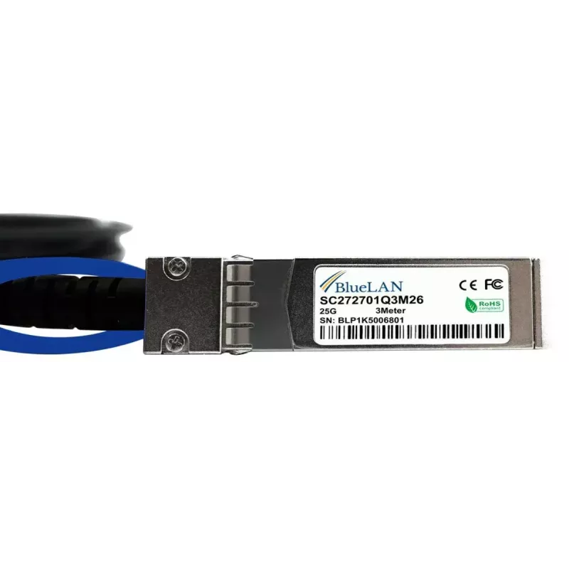 BlueOptics ET7302-DAC-0.5M-BL SFP28 tiesioginio prijungimo kabelis 0,5 m