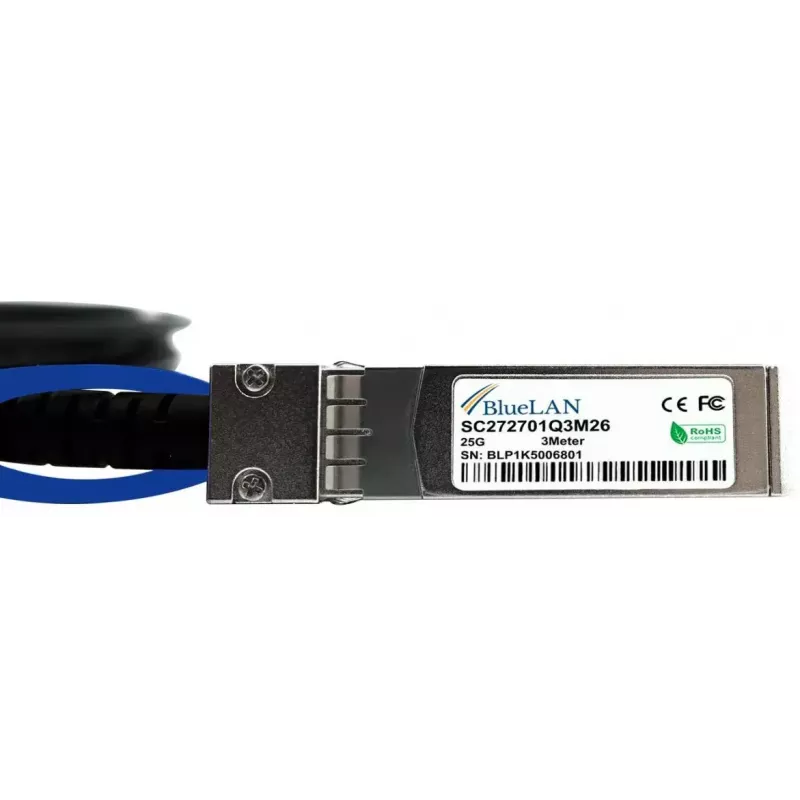 BlueOptics ET7302-DAC-1M-BL InfiniBand šviesolaidinis kabelis SFP28 1m Kištukas Kištukas