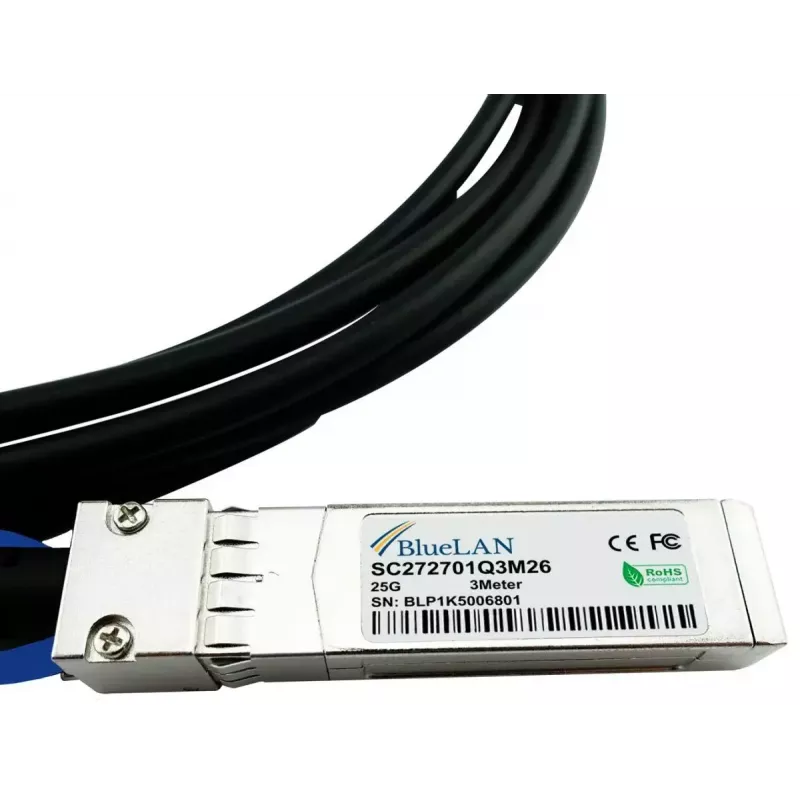 InfiniBand / šviesolaidinis kabelis BlueOptics X66130-3-BL 3 m SFP28