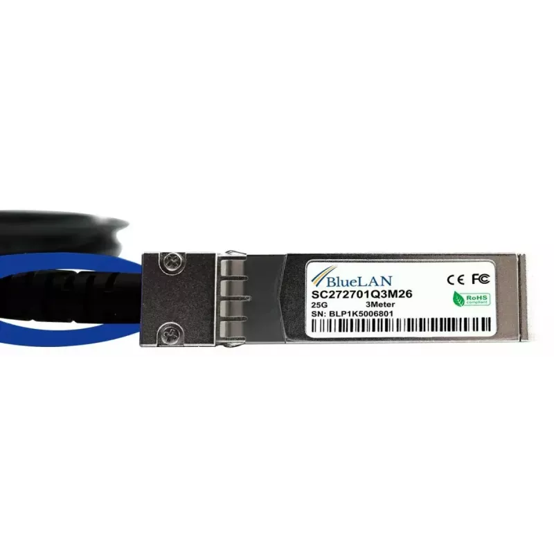 InfiniBand / šviesolaidinis kabelis BlueOptics X66130-3-BL 3 m SFP28