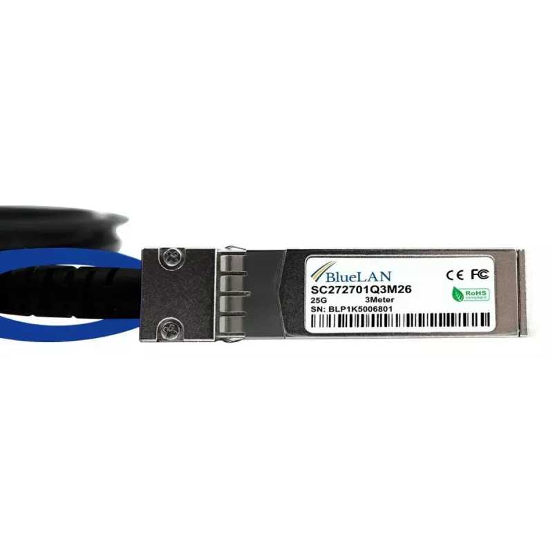 InfiniBand / šviesolaidinis kabelis BlueOptics 720-084606-BL 5 m SFP28 vyriškas / vyriškas