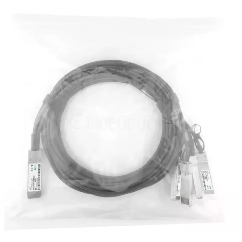 BlueOptics Q+BC0003-S+-BL InfiniBand / šviesolaidinis kabelis 3 m QSFP 4xSFP+