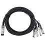 BlueOptics Q+BC0003-S+-BL InfiniBand / šviesolaidinis kabelis 3 m QSFP 4xSFP+
