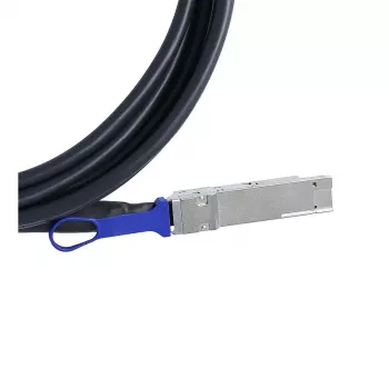 InfiniBand / šviesolaidinis kabelis BlueOptics QDD-400G-DAC-1M-BL 1m QSFP-DD Kištukas/Kištukas