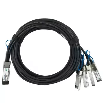 BlueOptics QSFP56 į 4xSFP56 pasyvus skirstomasis laidas 1 m juodas