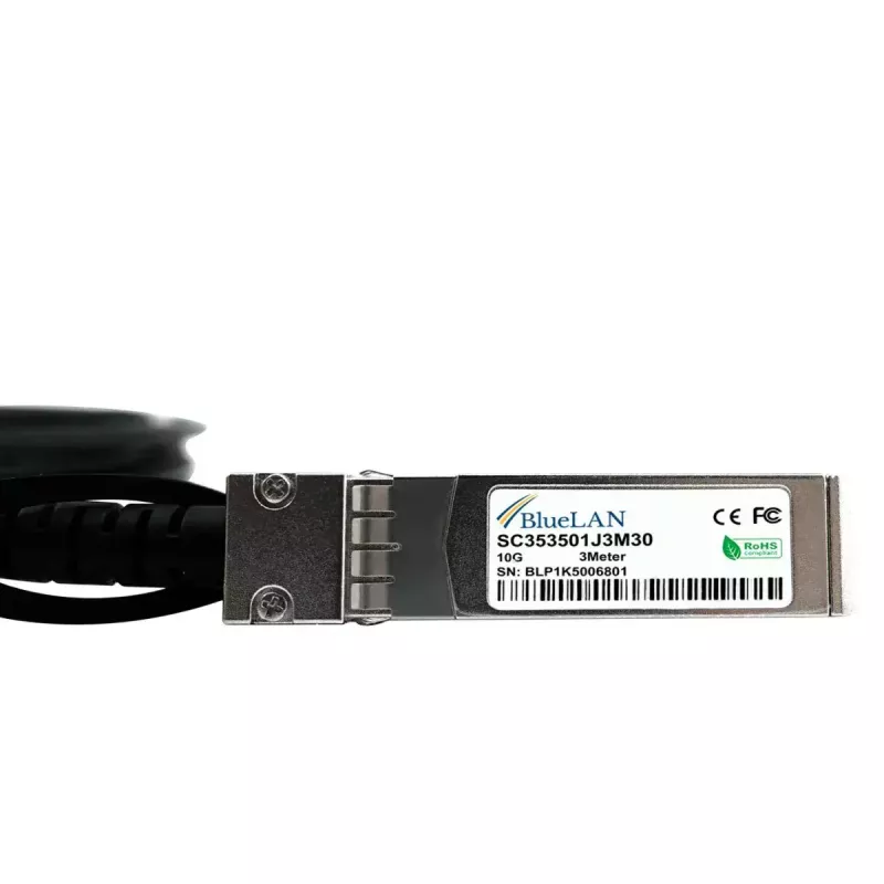 InfiniBand / šviesolaidinis kabelis BlueOptics 10G-SFP-TWX-P-0501-BL 5 m SFP+ Kištukas/Kištukas