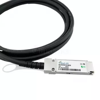 BlueOptics 40G-DACP-QSFP50CM-BL InfiniBand aktyvus optinis kabelis 0,5 m QSFP juodas