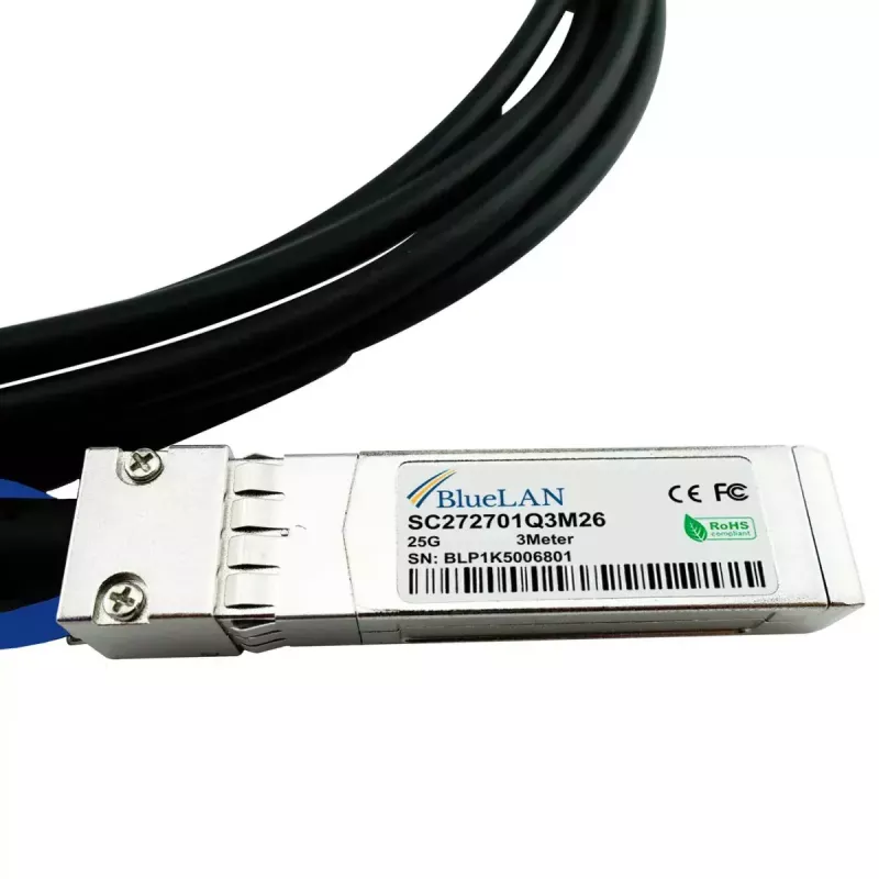 SFP28 DAC kabelis BlueOptics SFP28-DAC-1M-BL 1m Vyriškas/Vyriškas