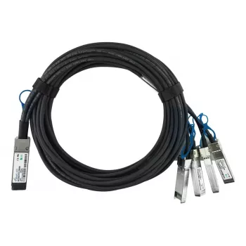 DAC kabelis BlueOptics MCP7F00-A002R-BL 2m QSFP28 į 4x SFP28