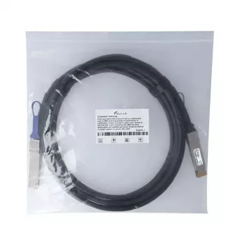 DAC kabelis BlueOptics PAN-QSFPDD-DAC-2M-BL QSFP-DD InfiniBand 2m juodas