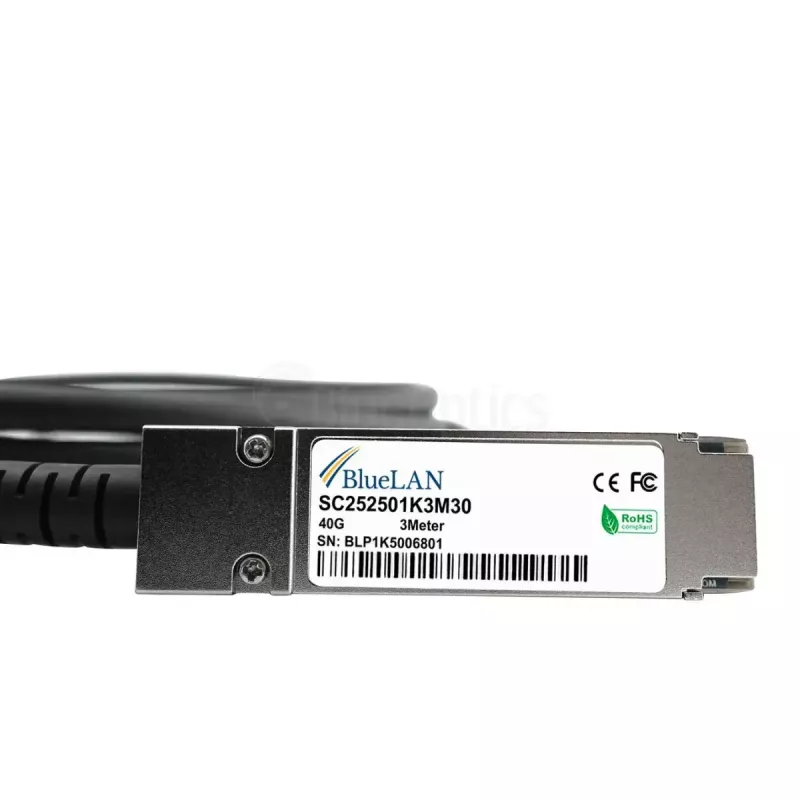 BlueOptics JG328A-BL QSFP InfiniBand 5m juodas tinklo kabelis