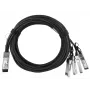 Laidas BlueOptics JG329A-BL QSFP 4xSFP+ InfiniBand 1m Juodas